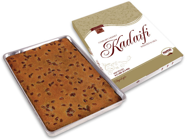 Seyidoglu Frozen KADAIFI WITH PISTACHIOS 6/5.5 lbs