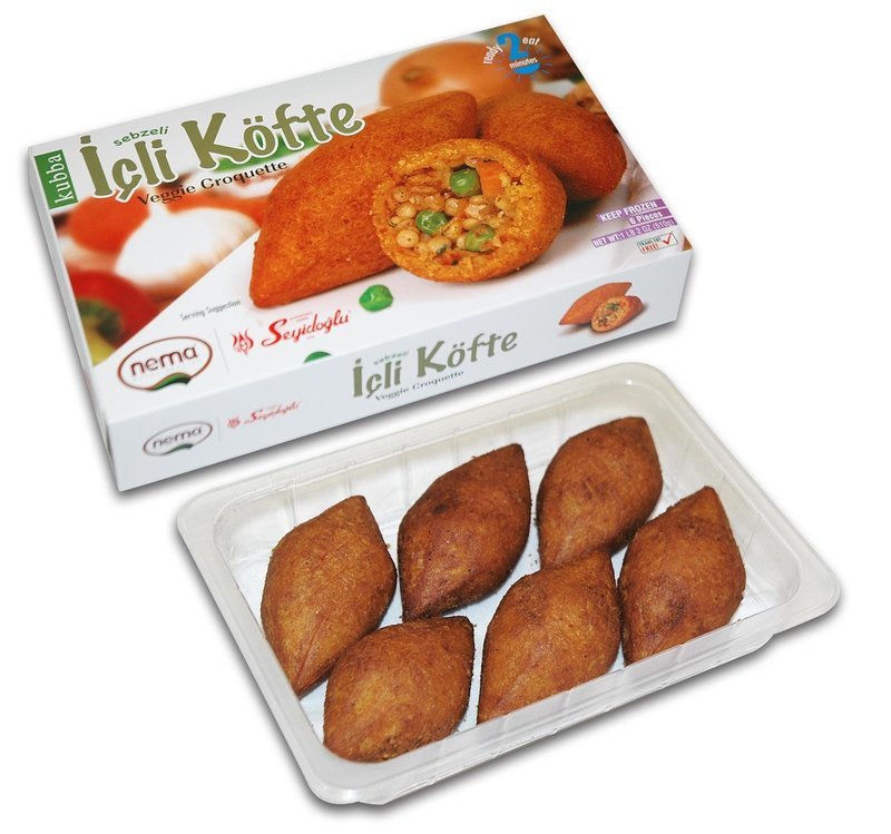 Seyidoglu Frozen ICLI KOFTE - Veggie Croquette  - 6 pieces 18/510gr