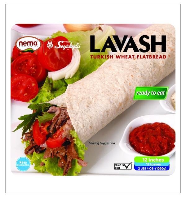 Seyidoglu Frozen TURKISH FLATBREAD - Lavash 10*1020 GR (12 loaves)