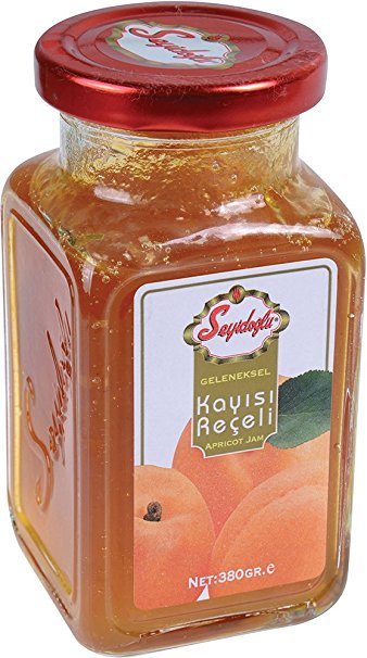 SEYIDOGLU APRICOT JAM - GLASS JAR 12/380 GR