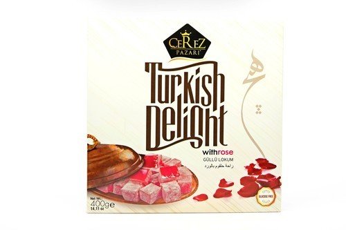 Rose Flavored Turkish Delight 400g