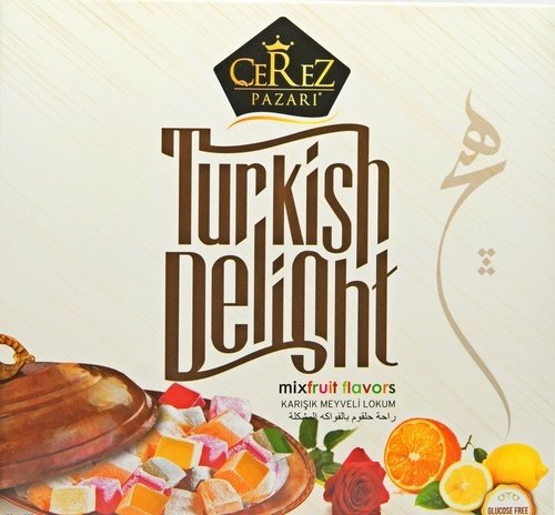 Rose Lemon Orange Flavored Turkish Delight 200g