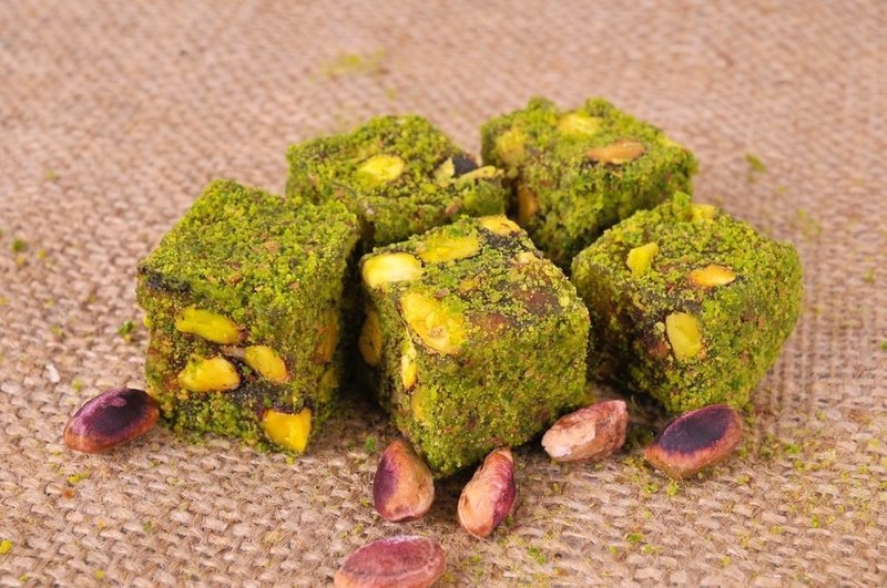 Turkish Delight with Double Extra Pistachio  &quot; 5KG&quot;