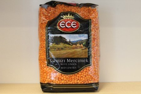 ECE Red Split Lentils / Kirmizi Mercimek - 12/900GR