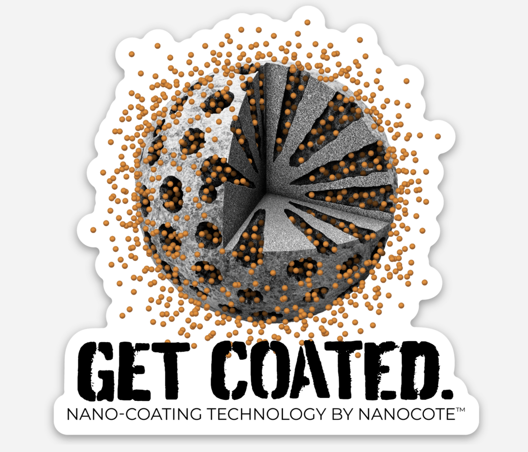 GET COATED Sticker