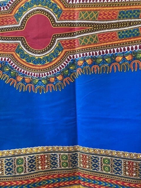 Dashiki Print Ankara Print. Sold by full yard only.