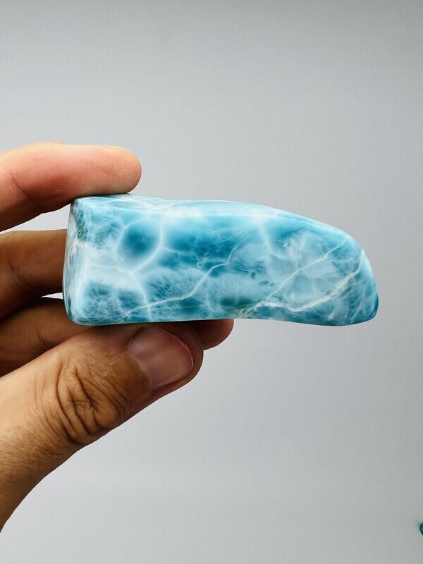 Wonderful Larimar Freeform,AAA Larimar,Raw Larimar,Meditation stone,Larimar stone,Healing stone,Dominican Larimar,Genuine Larimar