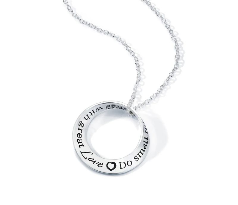 Do Small Things With Great Love Mobius Necklace