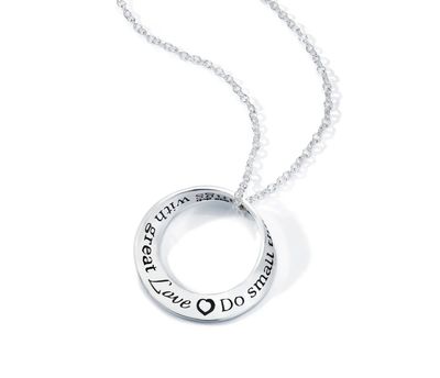 Do Small Things With Great Love Mobius Necklace