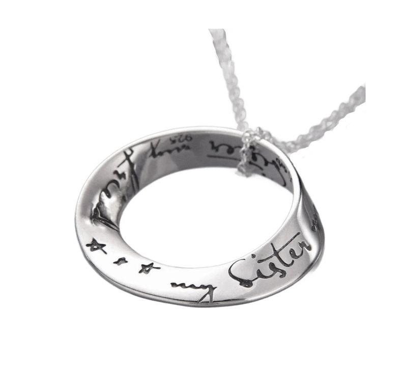 My Sister My Friend Mobius Necklace