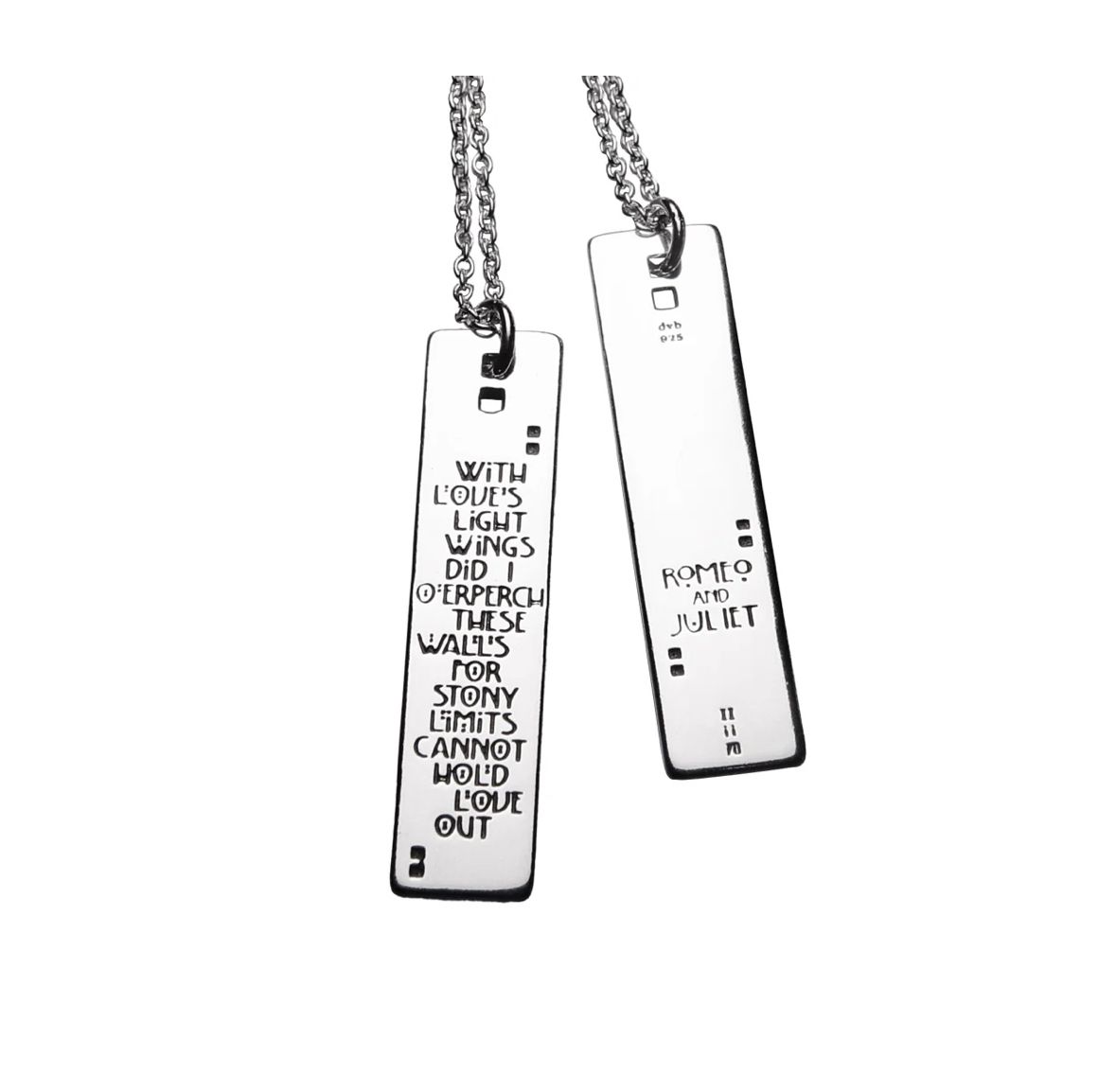 Romeo &amp; Juliet With Love’s Light Wings Necklace