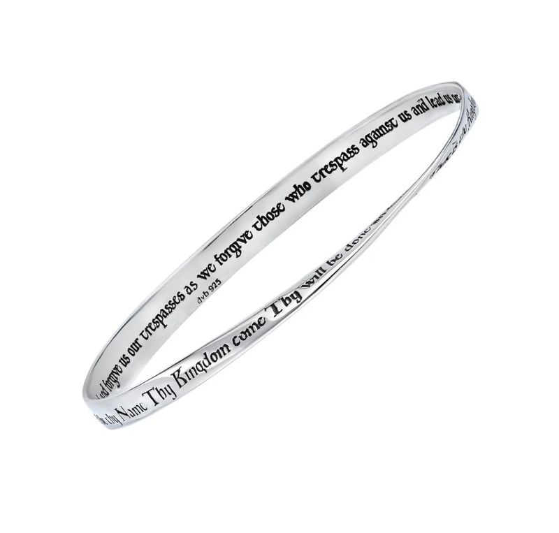 The Lord&#39;s Prayer Mobius Bracelet