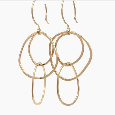 Organic Triple Hoop Earrings