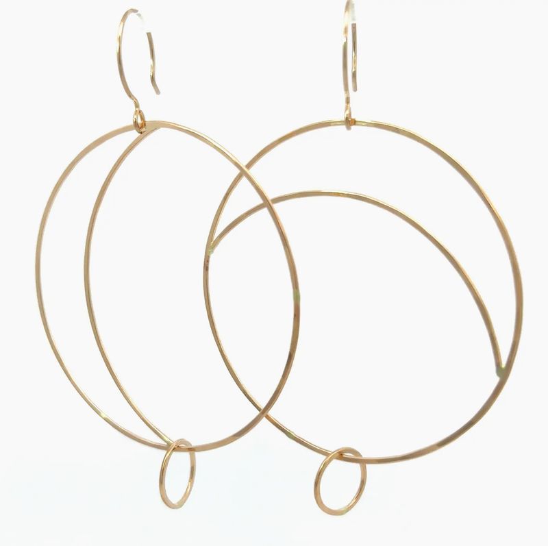 Big Crescent Moon Earrings