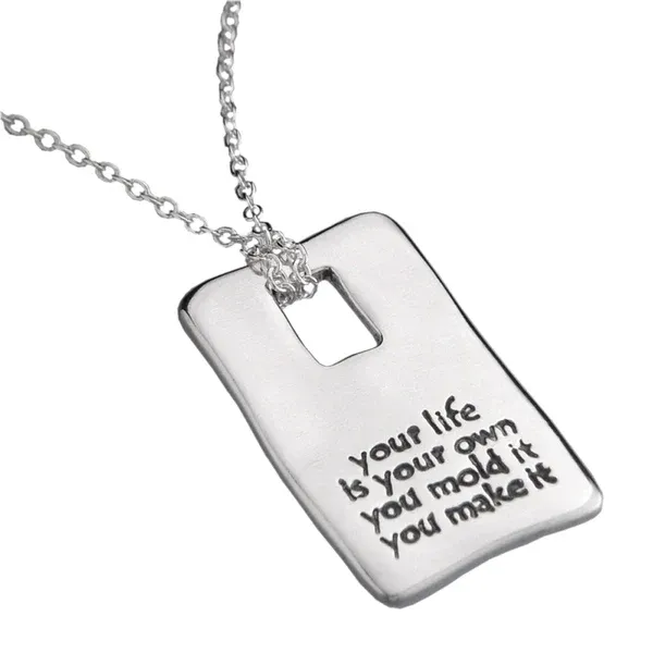 Your Life Is Your Own Eleanor Roosevelt Necklace