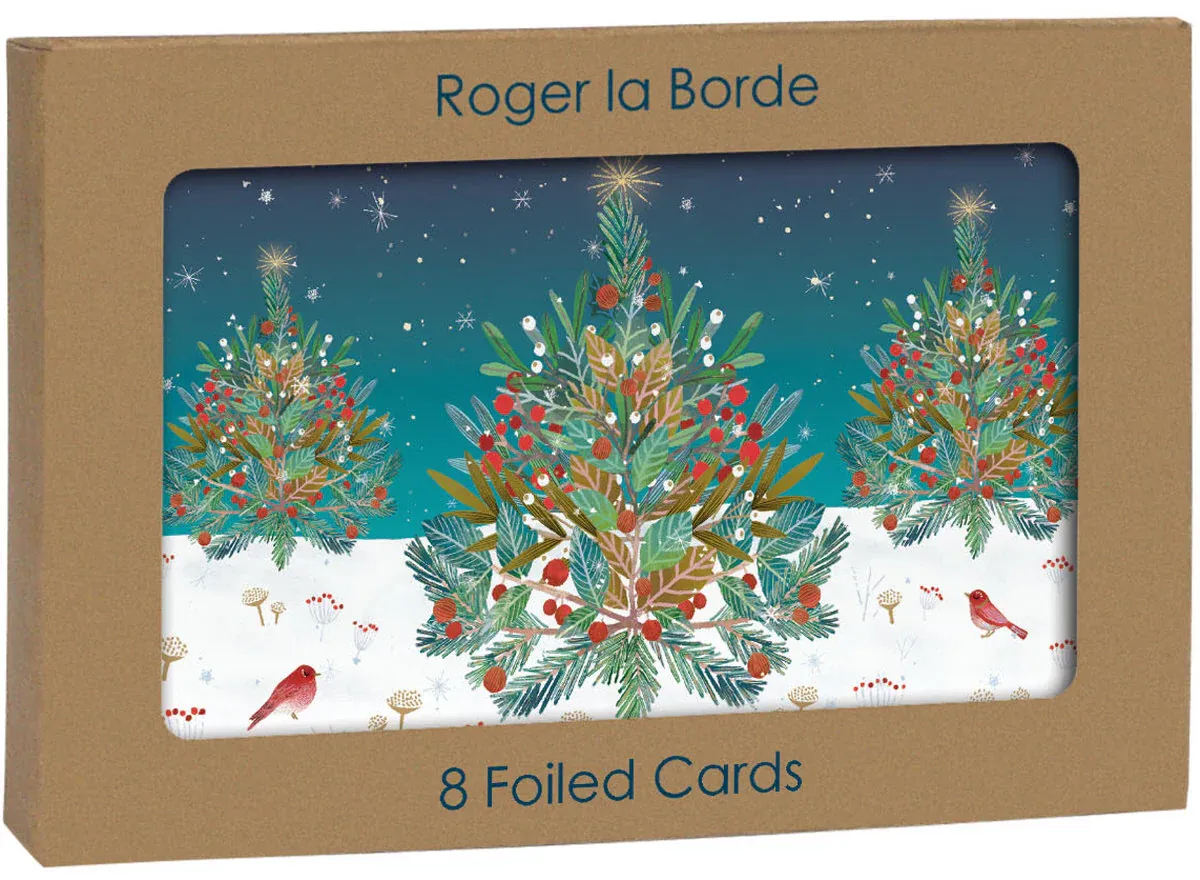 Enchanting Trees Gold Foil Card Pack