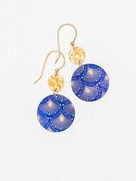 Holly Yashi Danica Earrings, Color: Midnight Blue