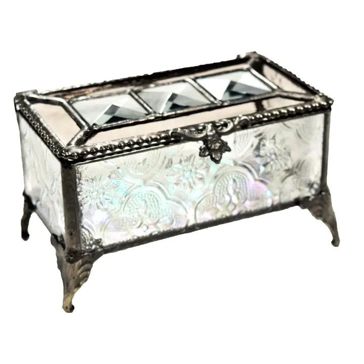 Stained Glass Jewelry Keepsake Box