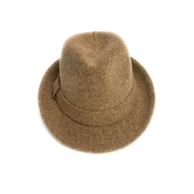Boiled Wool Small Brim Fedora