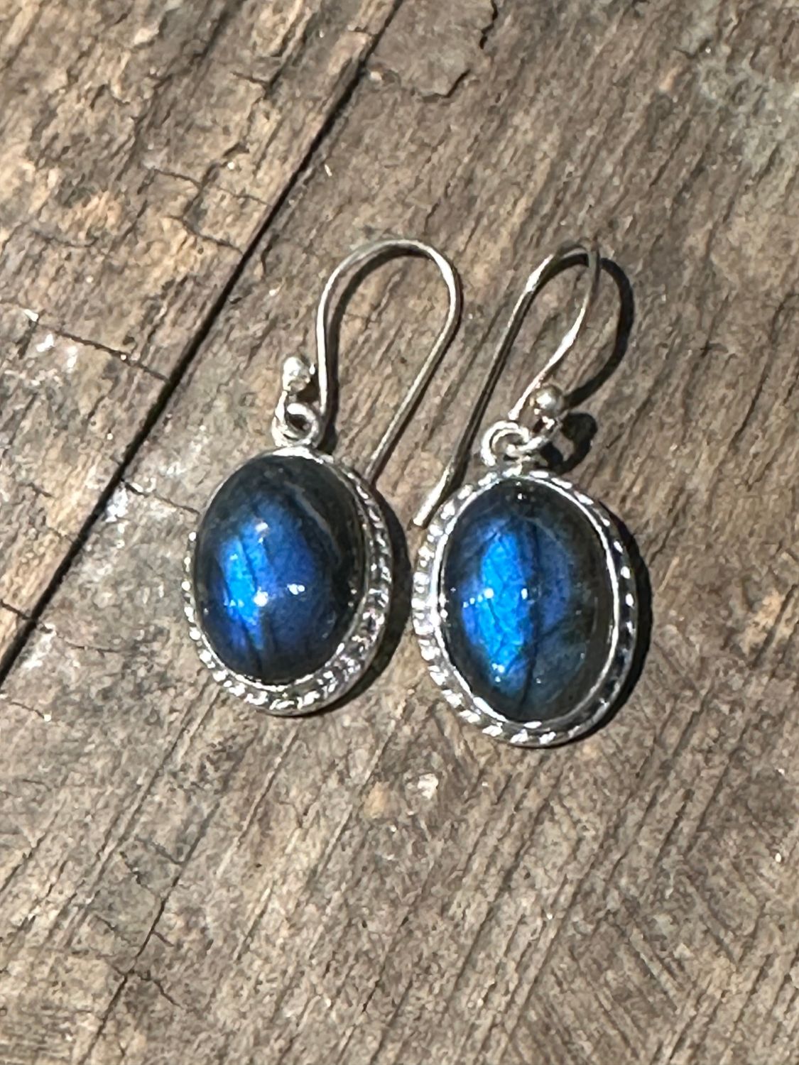 Labradorite Oval Ears