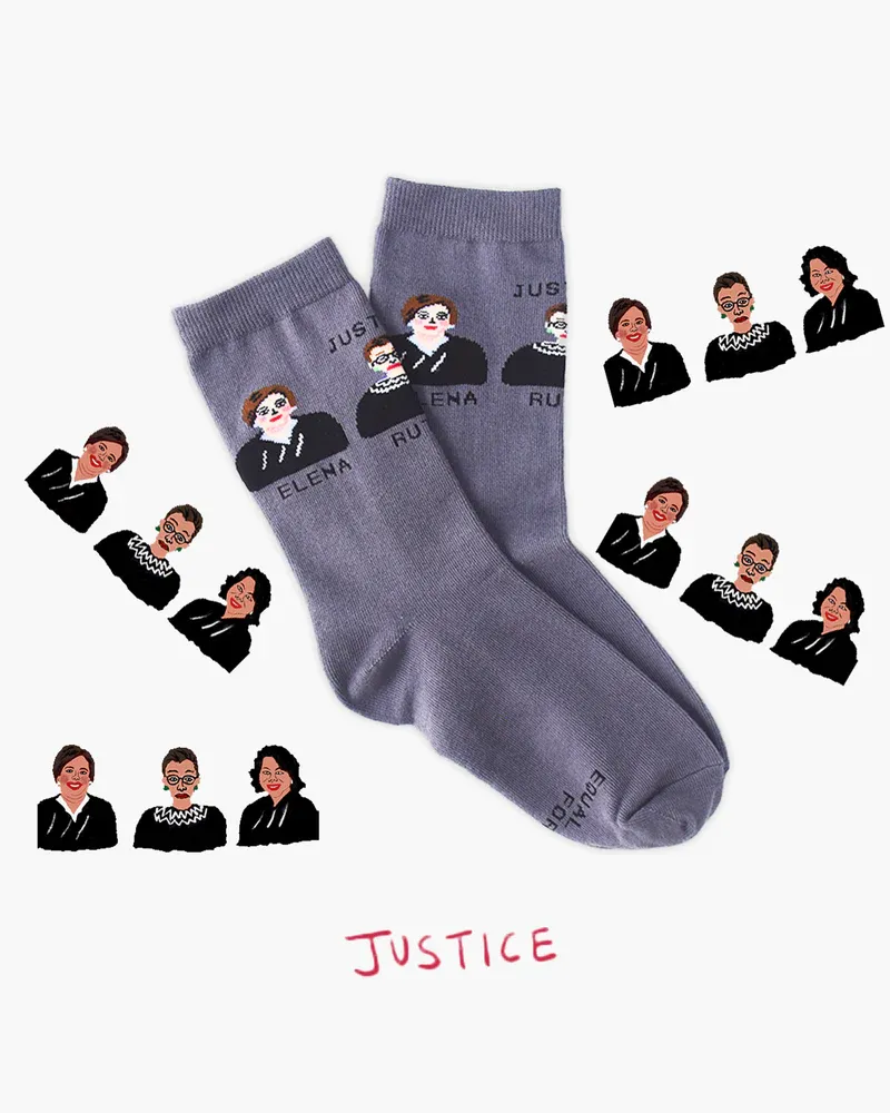 Maggie Stern Socks, Design: Supreme Justices