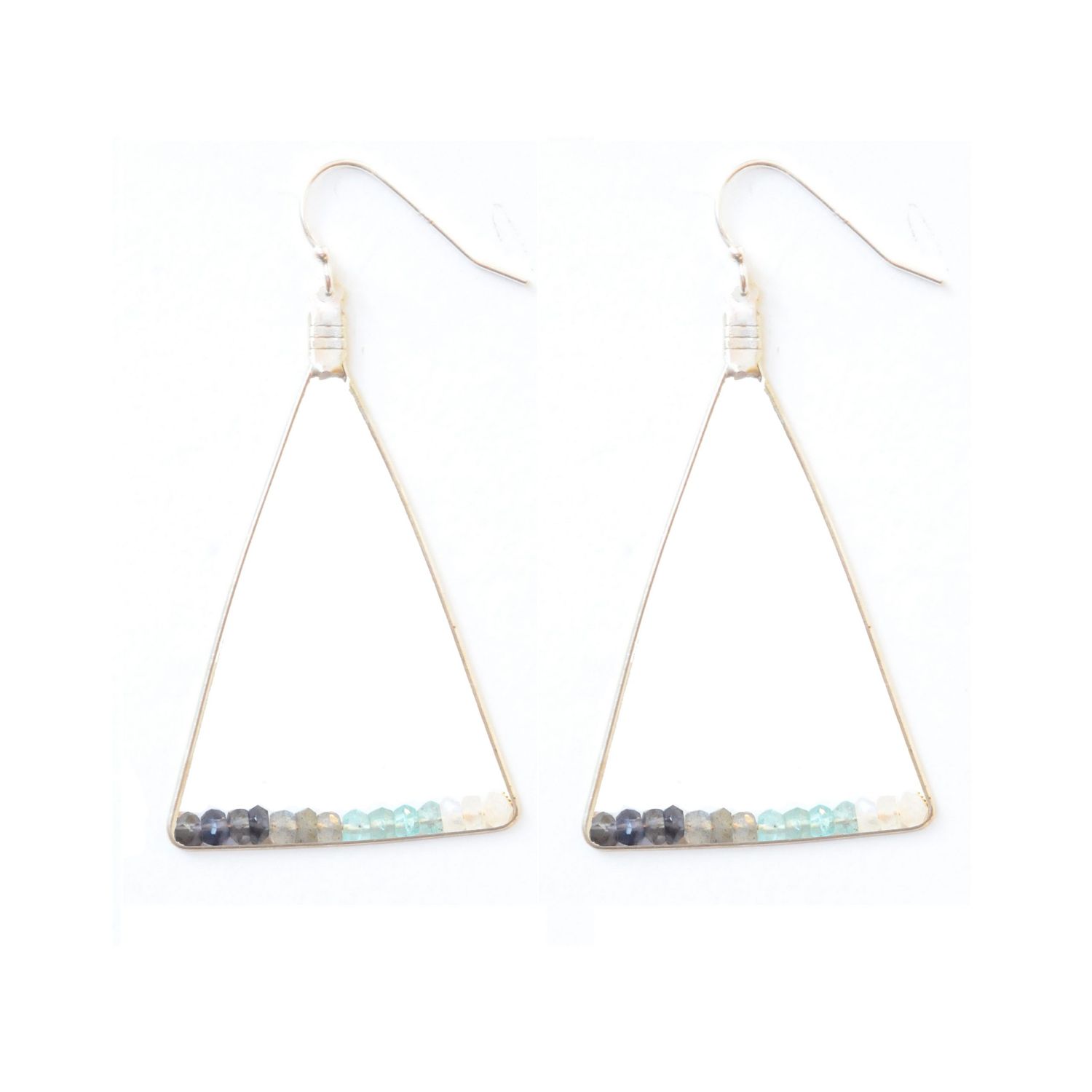 Gradient Triangle Earrings