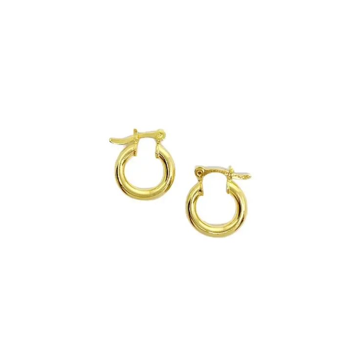 18k GF Medium 15mm Selena Hoops