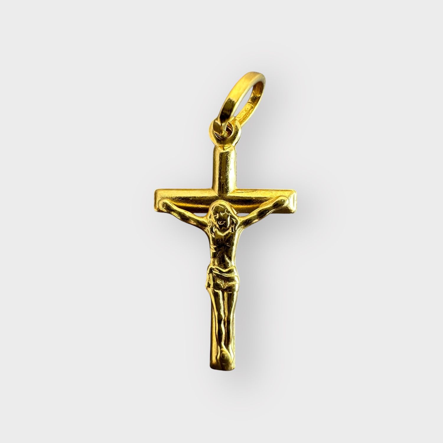10K Gold Crucifix Pendant
