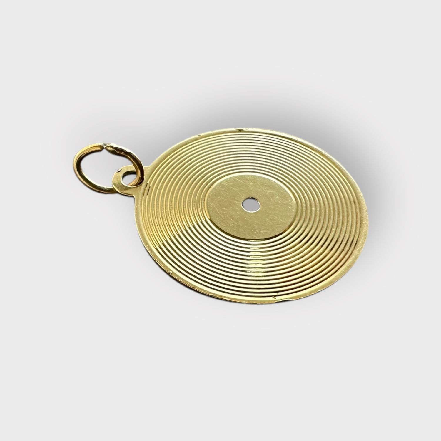 14k Vinyl Record Charm