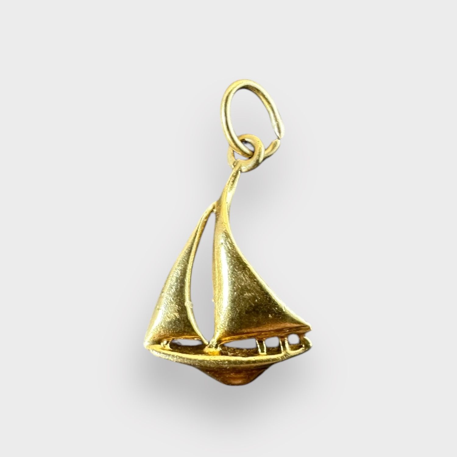 14k Sailboat Charm