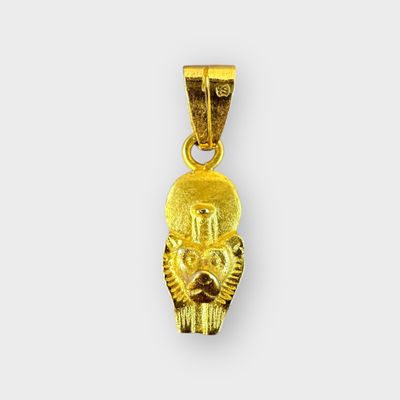 18k Sekhmet Goddess Pendant