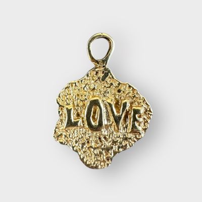 14kt Love Charm