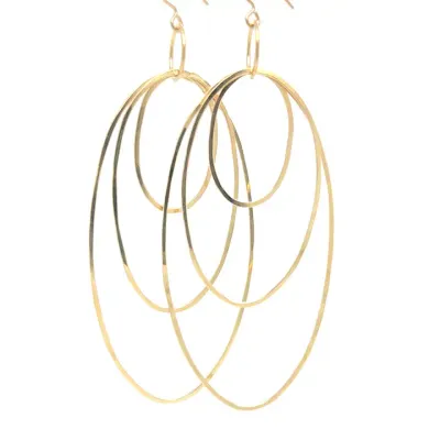 Triple Oval Hoops