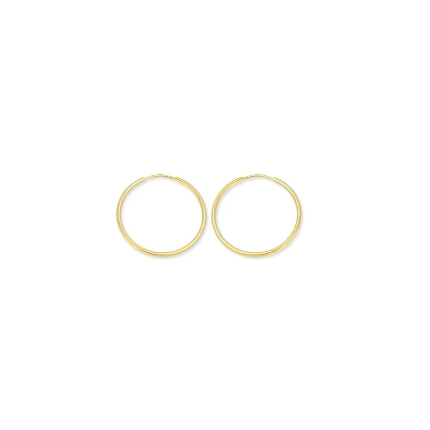 18k GF Endless Hoop 40mm