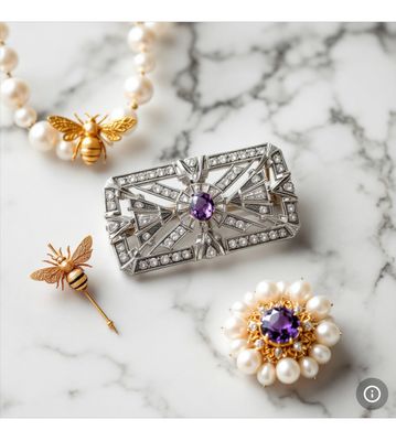 Estate Brooches and Pins
