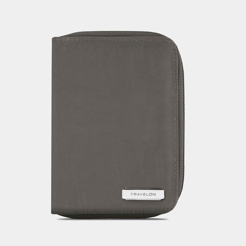 RFID Passport Zip Wallet