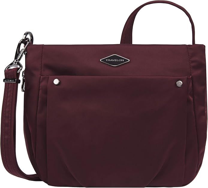 Parkview Expansion Crossbody Anti-Theft, Color: Wine