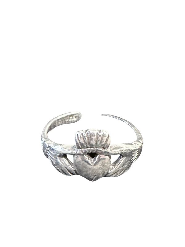 SS Claddagh Toe Ring