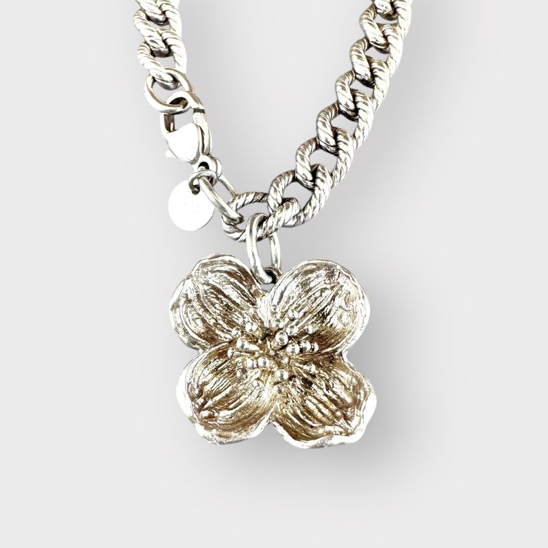 Tiffany&#39;s &amp; Co SS Dogwood Flower Bracelet