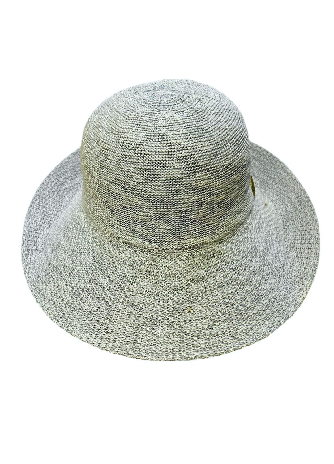 Cotton Blend Crushable Half Brim Hat, Color: Periwinkle