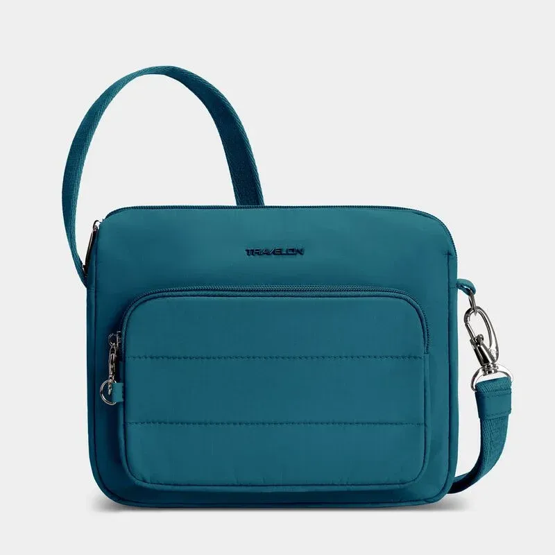 Roam East/West Crossbody Anti-Theft, Color: Capri Blue