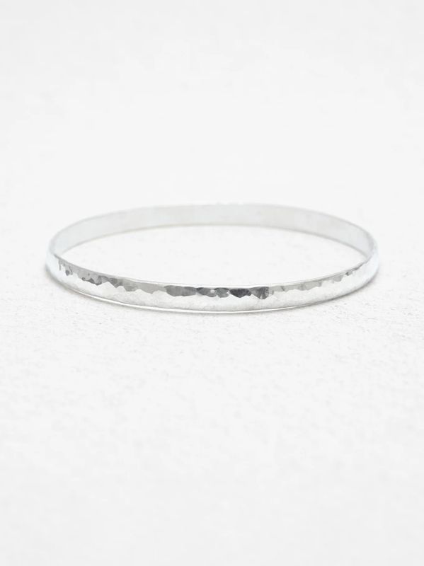 Everyday Bangle Shiny Silver