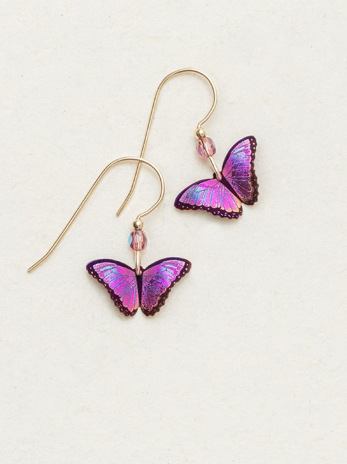 Petite Bella Butterfly Earrings  Ultra Violet