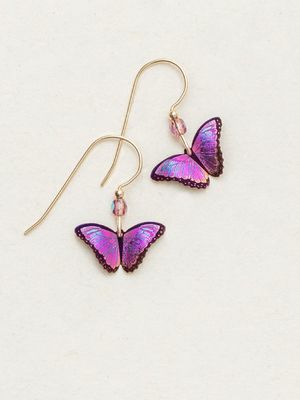 Petite Bella Butterfly Earrings  Ultra Violet
