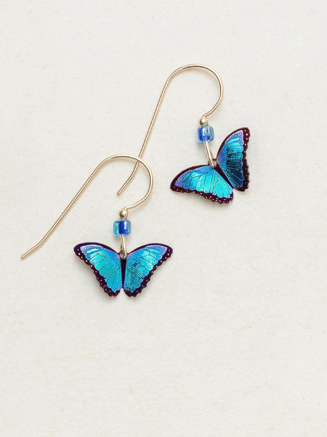 Petite Bella Butterfly Earrings Blue Radiance