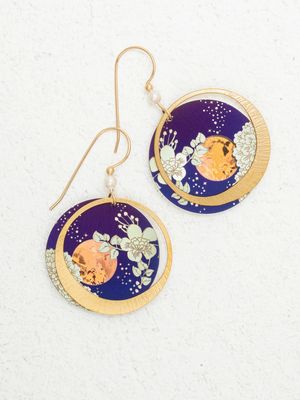 Holly Yashi Luna Earrings Blue Moon