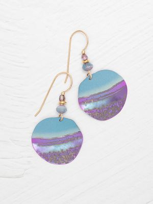 Rip Tide Earrings Lavender/Seashore
