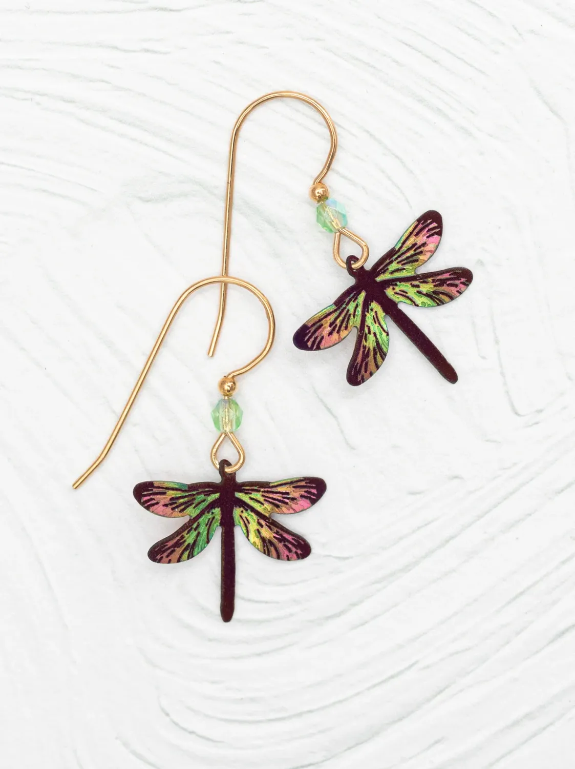 Dragonfly Dreams Earrings Green