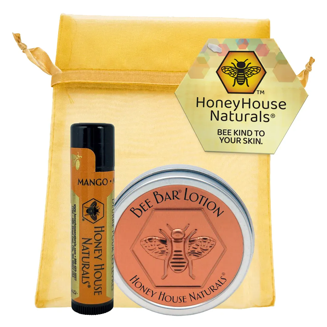 Gift Set Bee Bar/Lip Butter, Scent: Hawaiian &amp; Mango