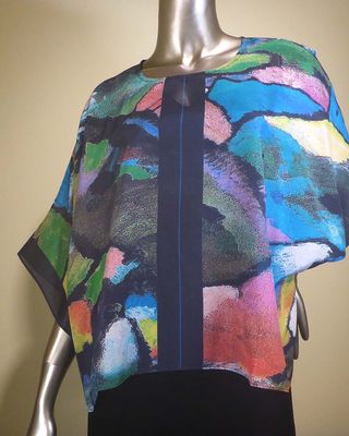 Silk Short Tops
